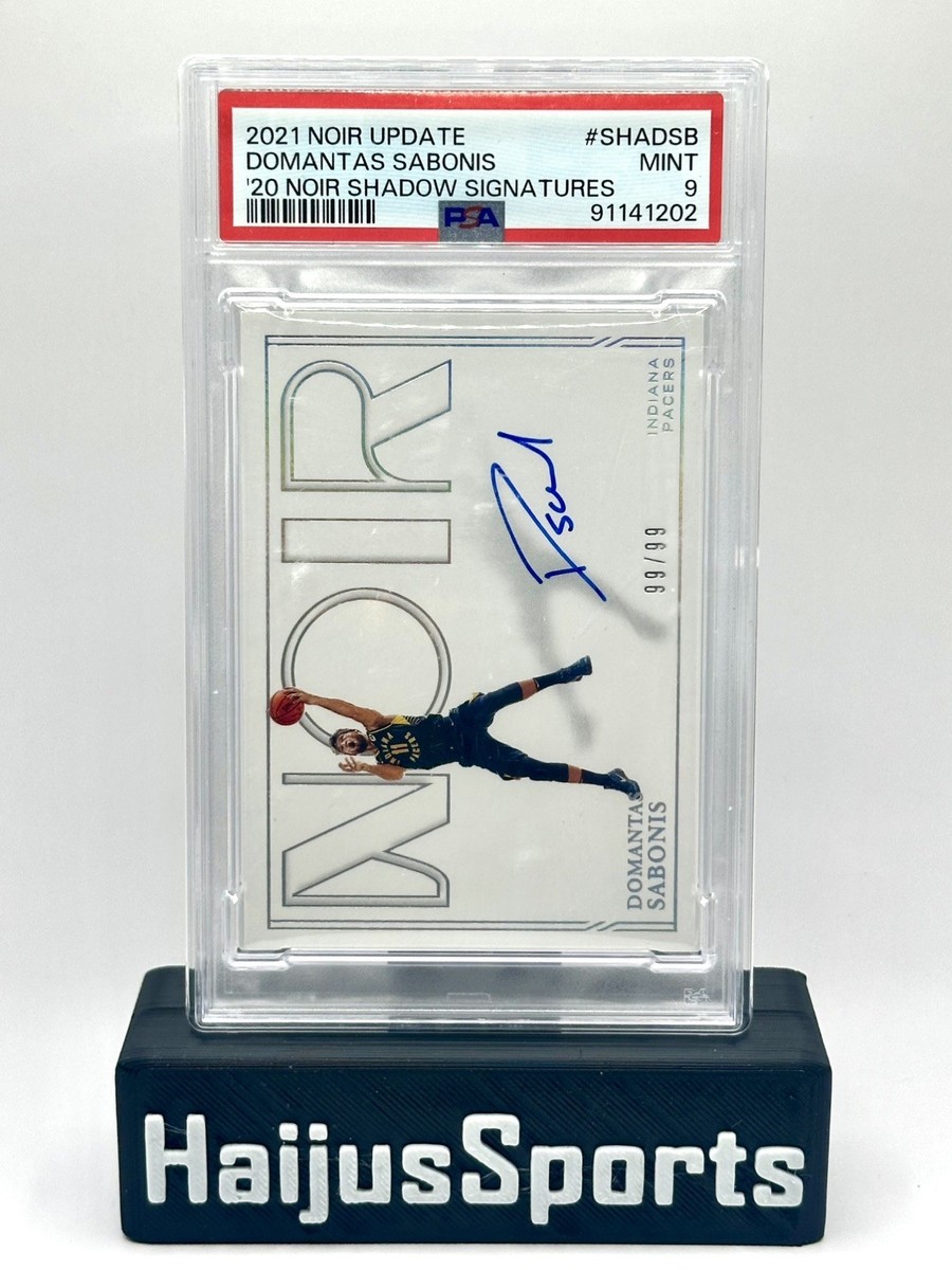 NBAカード ドマンタス・サボニス　サイン 2020-21 Panini Noir - Shadow Signatures 2021-22 Panini Noir Update