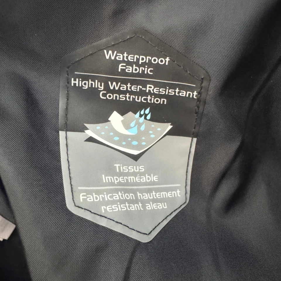 Columbia Juvenil Pequeño Omni Escudo Esquí Nieve Pantalones Negros Impermeables Invierno Exterior Foto 4 de 4