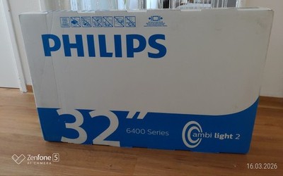 PHILIPS Fernseher 32PFS6402/12, 32 Zoll Full-HD-LED Smart TV mit 2-seitigem...