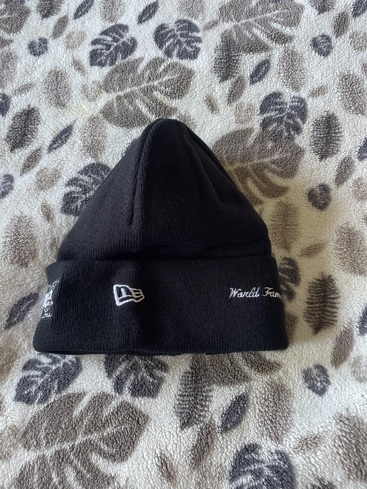 NEW Supreme New Era Bandana Box Logo Beanie Black FW19BN4 One Size - Image 2 of 4
