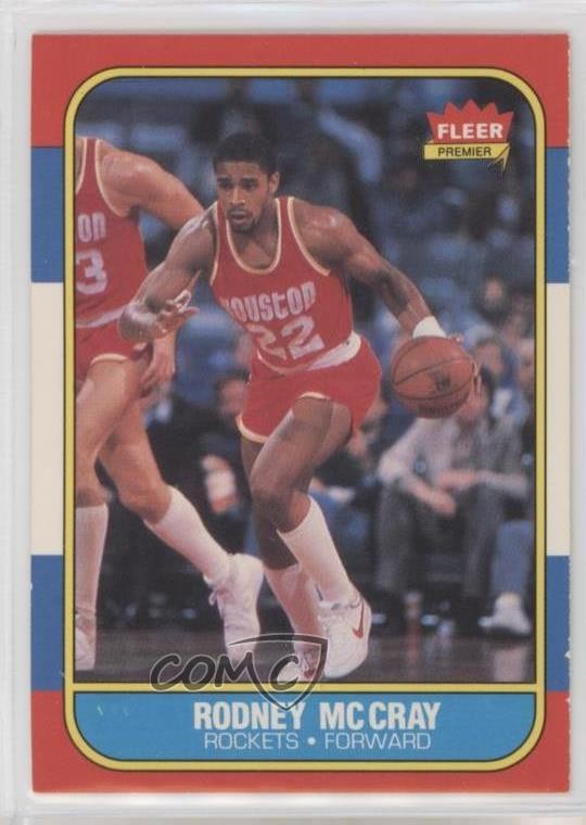 1986-87 Fleer Rodney McCray #71 0d22