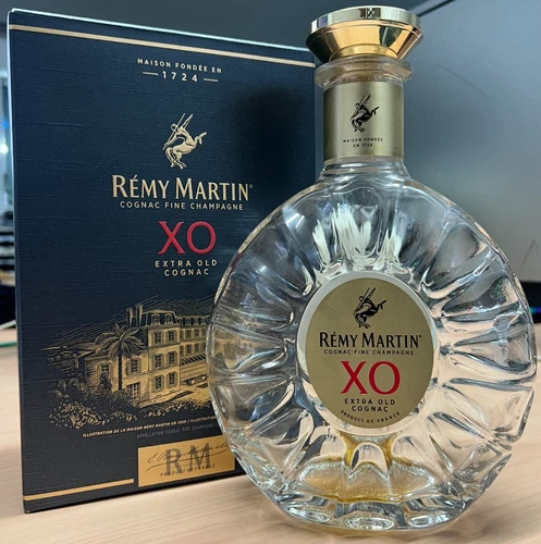 Remy Martin Cognac Fine Champagne XO Extra Old Cognac - BOX & BOTTLE NO LIQUID