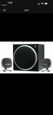 Logitech Z-523 2.1 Channel Wired Speaker System, 3.5mm Jack, Black