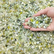2 Lbs Jade Rocks for Plants Indoor, 1/4 Inch Small Pebbles for Plants, Decorativ