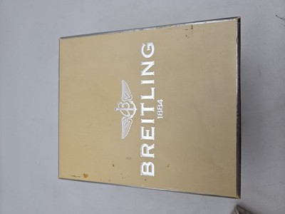 Breitling Uhren Box nur Umkarton gelb