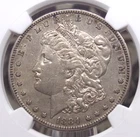 1884 "S" Morgan SILVER Dollar $1 NGC XF40 #001 Extra Fine ECC&C, Inc.