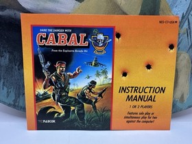 Cabal  (Nintendo Entertainment System) NES CIB COMPLETE WOW *LOOK*
