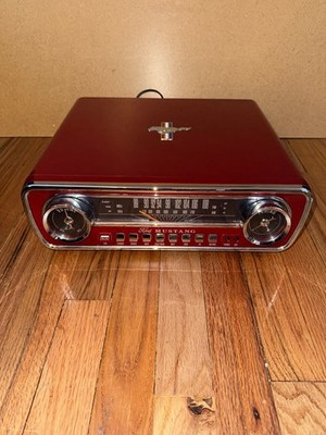 ION Mustang LP 4-in-1 Vinyl Record Player Turntable - Red