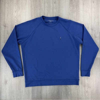 Holderness & Bourne L Commonwealth National GC Blue Performance Pullover Crewnck