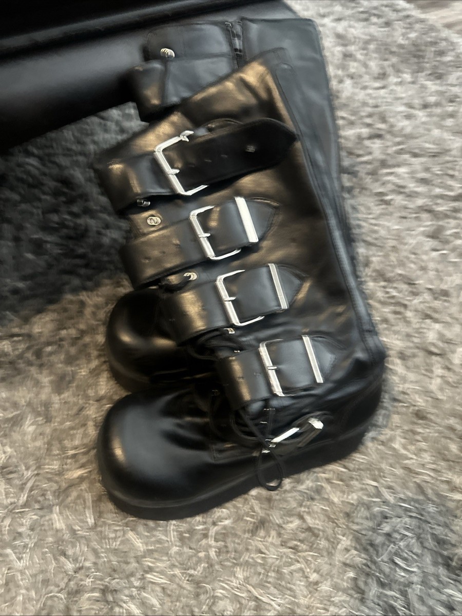 Pleaser Demonia TRASHVILLE-518 Men\'s 10 Platform 5 Buckle Knee Boot Pleaser Demonia TRASHVILLE-518 Men main image 3