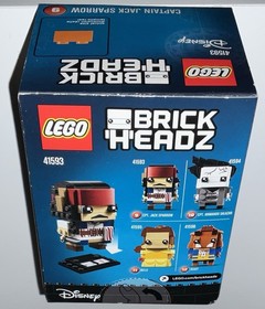LEGO Brickheadz Set 41593 Captain Jack Sparrows & 41594 Captain Armando Salazar