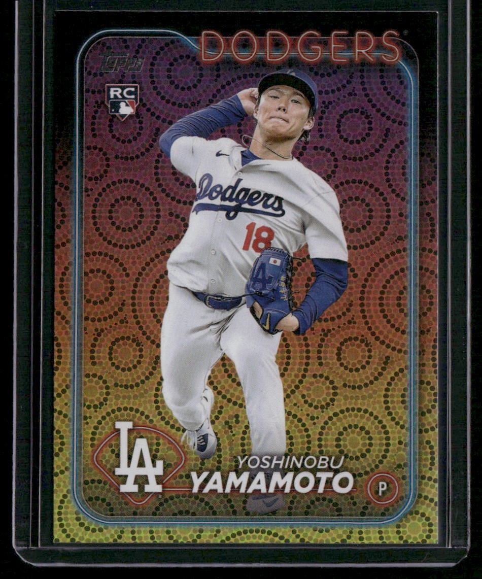 2024 Topps #553 Yoshinobu Yamamoto Summer Holiday Rookie