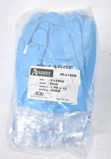 Lot of 12 Pairs Pip Assurance XL Blue Flock Lined Gloves w Honeycomb Grip