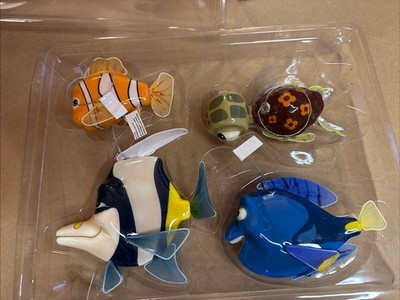 Disney Finding Nemo Christmas Ornament 4 Piece Set Original Box Dory