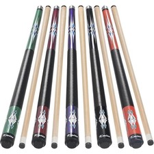 Pool Cue Stick Set 58 Inch Pool Cues 18 21Oz Canadian Maple Billiard Cues Sticks