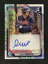 2024 Bowman #CPA-DB Diego Benitez Chrome Prospects Auto Speckle Refractor /299