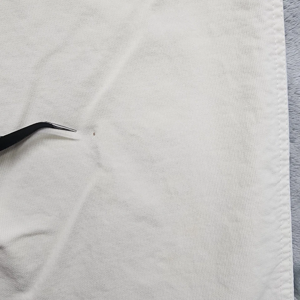 Pantalones Maurices para mujer 7/8 beige marfil tiro medio capri algodón dobladillo con abertura lateral informales Foto 3 de 4