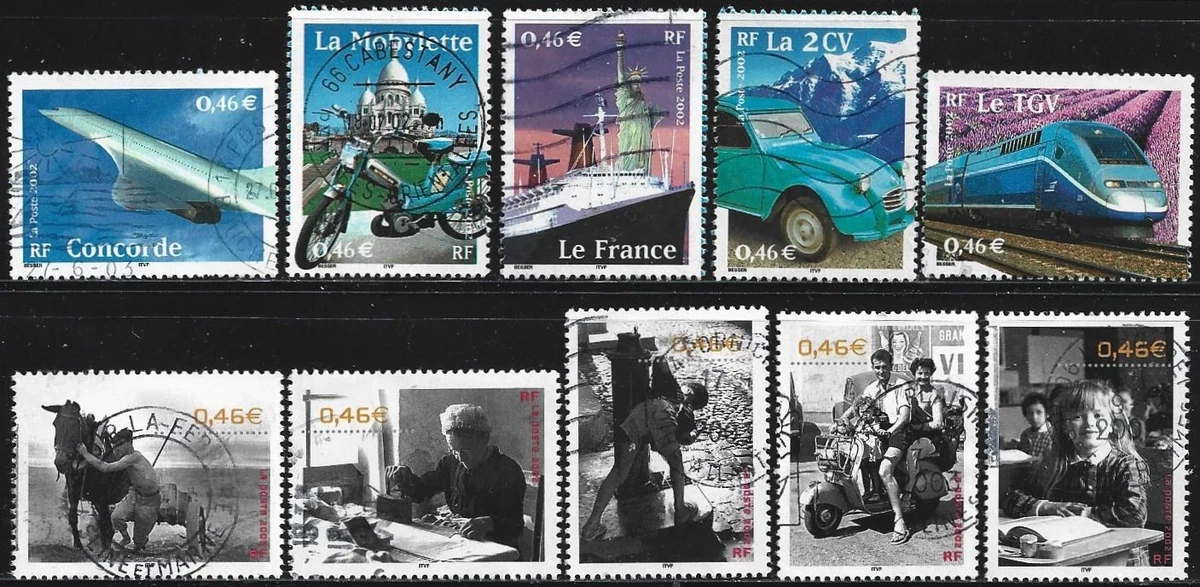 Collection de Timbres de FRANCE oblitérés - Collection