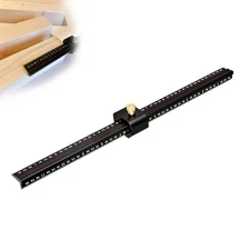 12 Inch Edge Ruler - Woodworking Precision Straight Edge Tool Aluminum Alloy ...