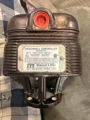 McDonnell No. 5 Boiler Low Water Cutoff Switch 330 Auto Reset