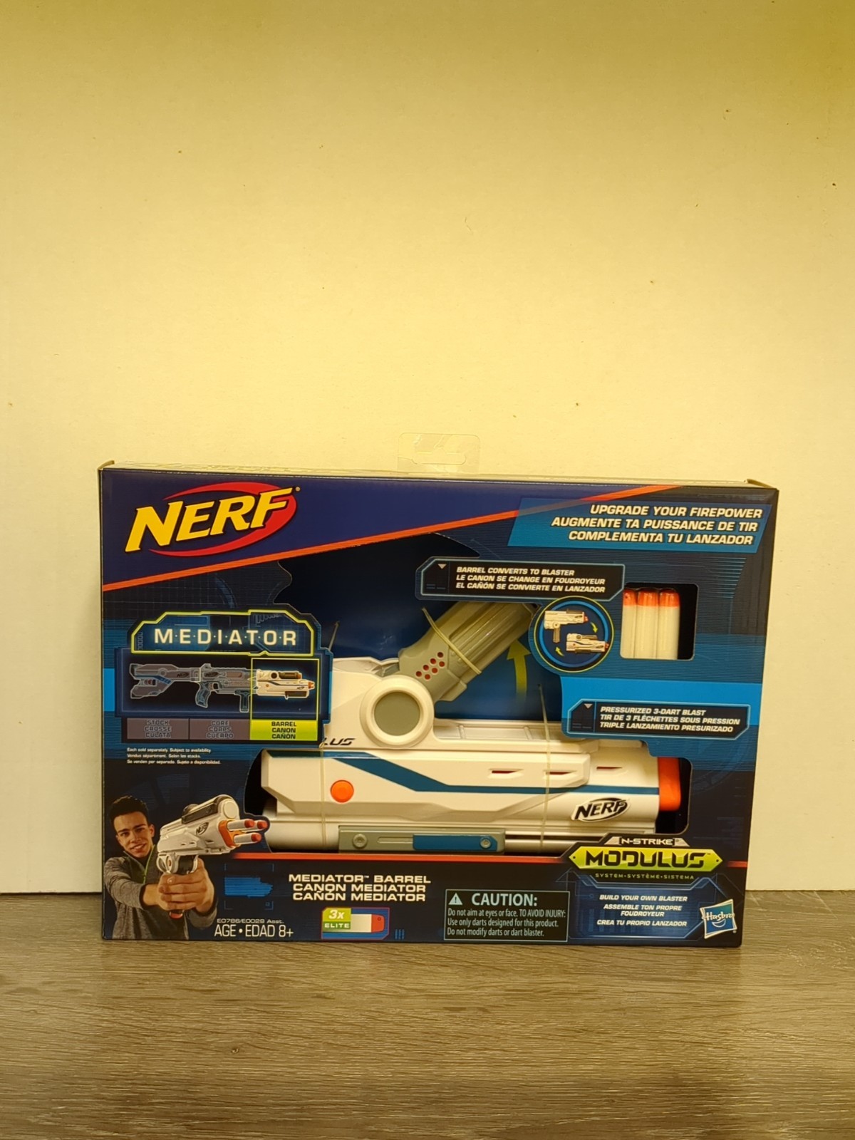 Nerf Mediator N-Strike Modulus Barrel Converts To Blaster 3 Dart Blast New Inbox