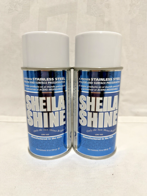 #ad 2 pack Sheila Shine Stainless Steel Cleaner Polish 10oz Works on Many Surfaces $23.97