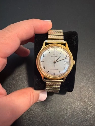 Men’s Vintage 1978 Timex Automatic Wristwatch Date Window 46554 10878