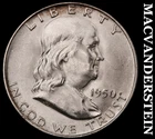1950-D Franklin Half Dollar - FBL - Choice Gem Brilliant Unc  Lustrous  #J8752