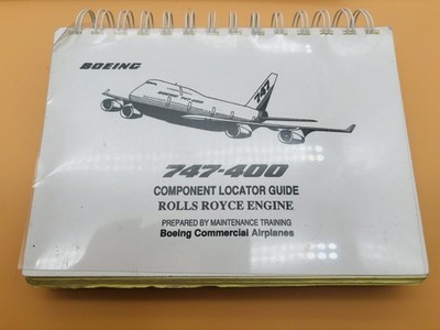 Boeing 747-400 Component Locator Guide Rolls Royce Engine Maintenance Training
