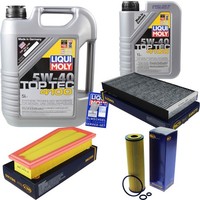 Inspektionskit Filter Liqui Moly ÖL 6L 5W-40 FüR Mercedes-Benz SLK R172 200