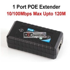 Mini Standard IEEE802.3af 10/100Mbps 1 Port POE Extender For IP Camera-US SELLER
