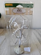 Lemax snow crystal tree large village Xmas vintage