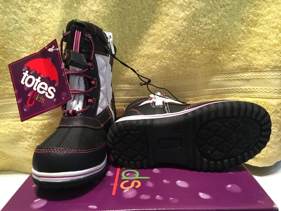 TOTES KIDS Toddler Girl's WINTER SNOW BOOTS KIM Thermolite   SIZE - 8     NIB - Image 4 of 4