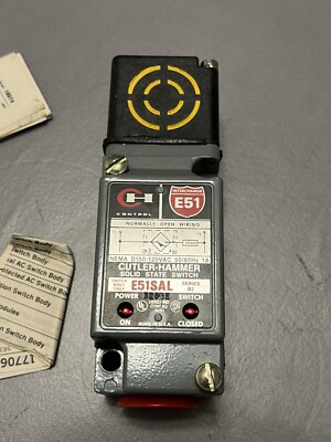 E51SAL  Eaton/Cutler Hammer 120V Shielded Inductive Proximity Sensor  -SA