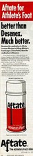 1977 Vintage Print Ad Aftate for Athlete's Foot better than Desenex Much Better
