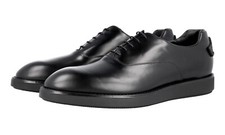 PRADA OXFORD DRESS SHOES SNEAKERS CROSS BLACK LEATHER NEW US 11 EU 44 44,5