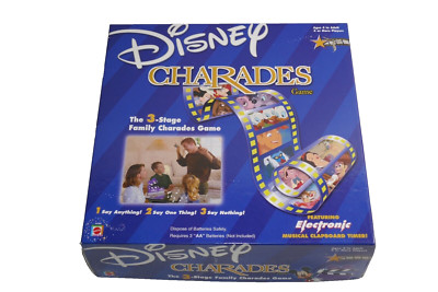 Mattel Disney Charades Game Electronic Family Party Board Game 100% Complete
