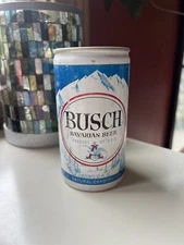 Busch Bayarian Beer Can Empty 12 Oz Top Opened Los Angeles Jacksonville, Fla.