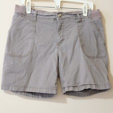 Riders by Lee Midrise Shorts Taupe Fit Waist 34 Inseam 6.5 p51-100