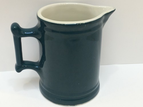 Shenango China BLUE GREEN PITCHER New Castle PA 6.5" Tall - Picture 3 of 7