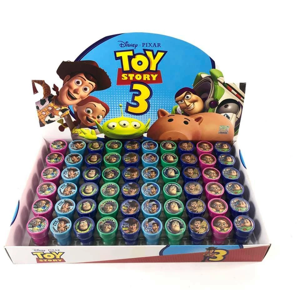 Estampillas de tinta de Toy Story de Disney regalos de fiesta de cumpleaños bolsa de regalo estampillas de relleno Foto 4 de 4