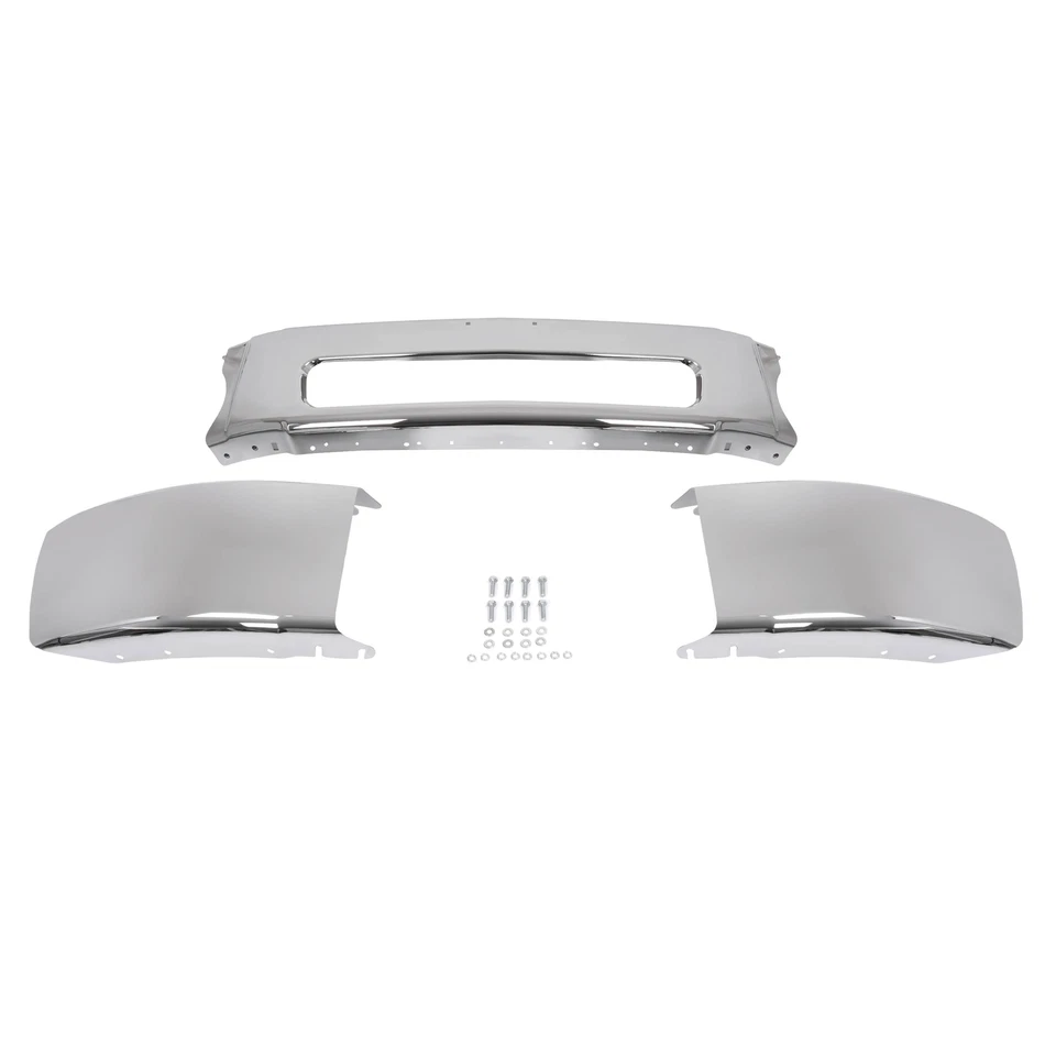 For 2003-2022 Freightliner M2 106 112 Business Class Front Bumper Cover Chrome - Image 4 of 4
