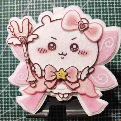 Chiikawa Super Magical Girl Cloth Figure Plush Keychain Pendant Collection