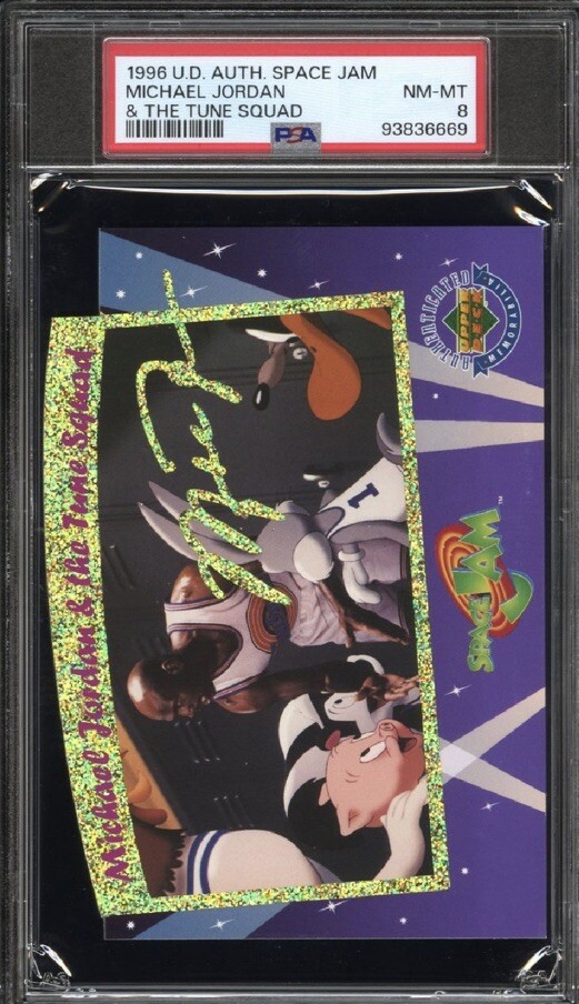 MICHAEL JORDAN RARE SPACE JAM JUMBO UPPER DECK THE TUNE