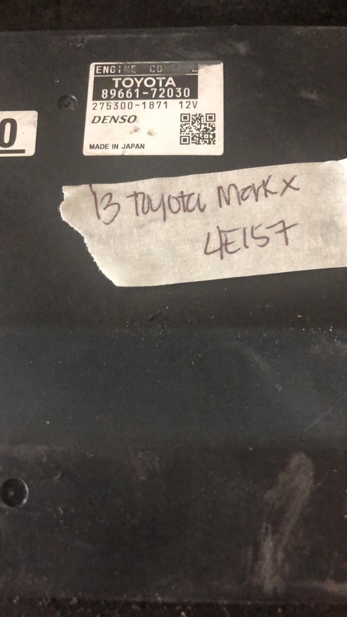 2013 Toyota Mark VIII ecm ecu computer 89661-72030 | eBay