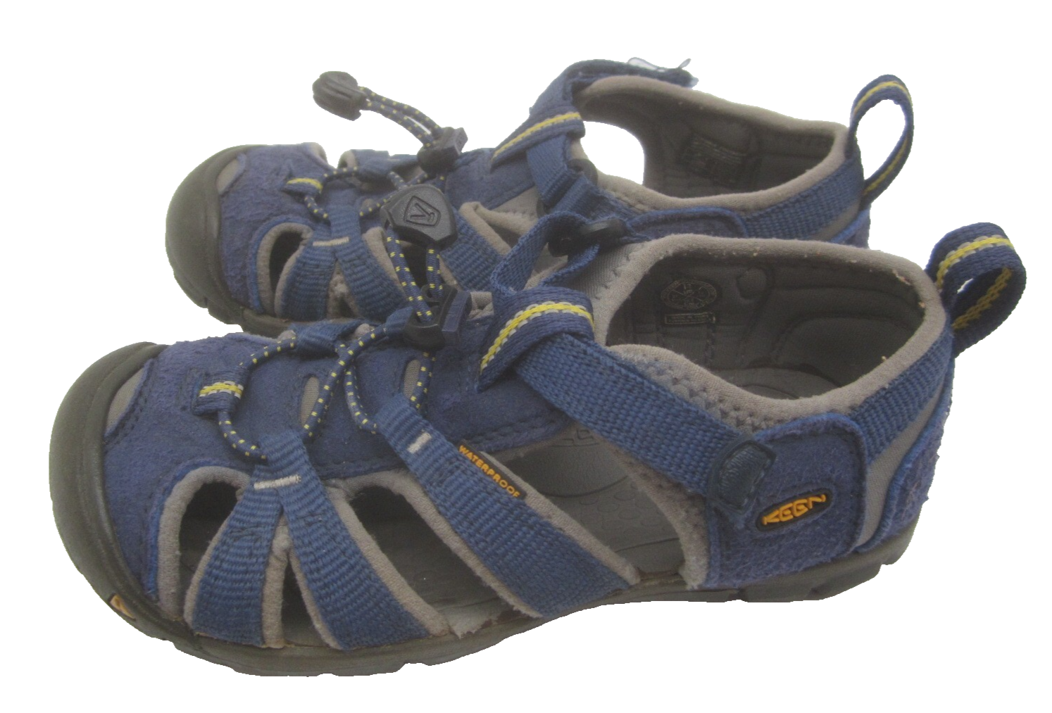 Sandali da acqua Keen taglia 13 bambino blu navy nero ragazzo fuori escursionismo