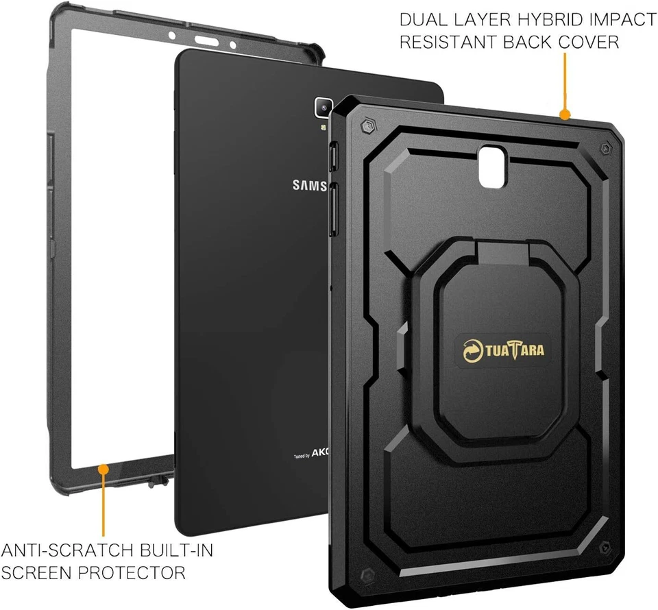 Case for Samsung Galaxy Tab S4 10.5 2018 Multi-Functional Grip Stand Carry Cover - Image 4 of 4