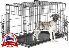 30" Jaulas Plegable Para 40 lbs Perros Perreras De Exterior Interior Viajar NEW