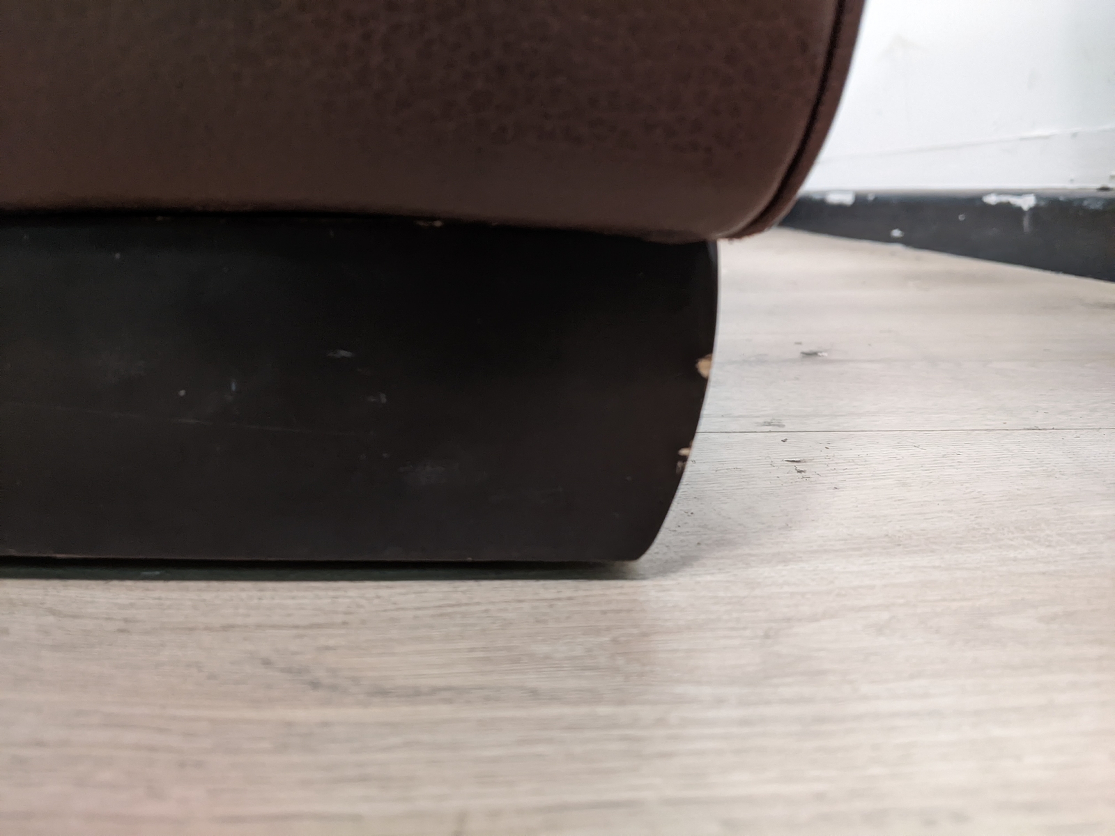 Oak Furnitureland Turin 3 Seater Sofa Two Tone Brown Leather RRP £999.