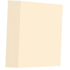 150 Sheets Pastel Color Card Stock Paper, 67lb Cover Medium Weight Cream